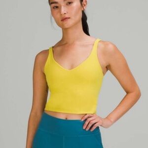 Lululemon yellow align tank size 2 worn once